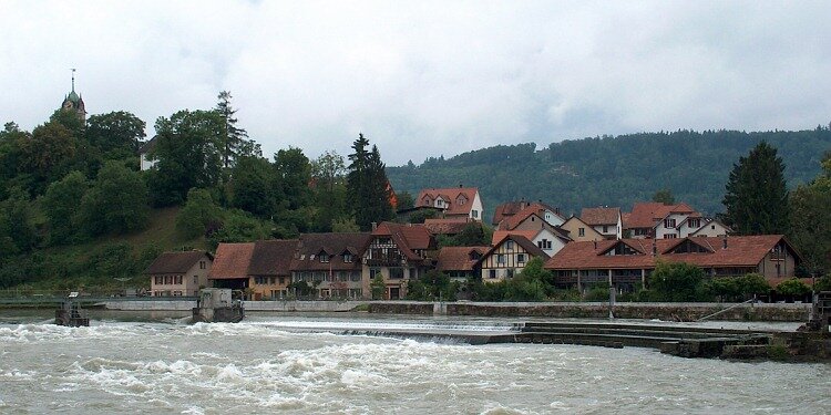 Unterwindisch an der Reuss. Foto WS 2009.